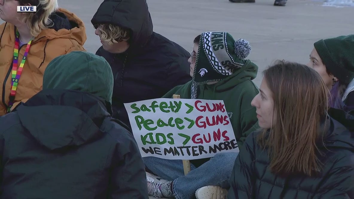 MSU students rally for change as Spartans gather at state capitol in Lansing